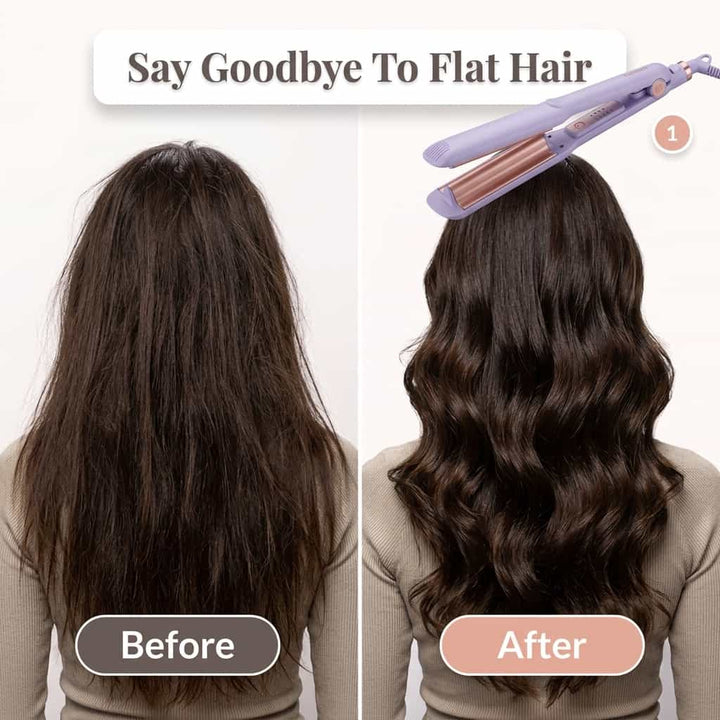 Triple Barrel Curling Iron | Wide Barrels Create Deep S-Curls | Fast, Consistent Salon-Style Waves, Every Single Time