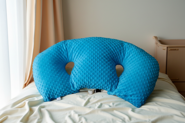 Twin Nursing Pillow | Ergonomic Support | Tandem Feeding | Removable Washable Cover