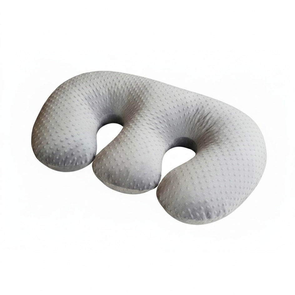 Twin Nursing Pillow | Ergonomic Support | Tandem Feeding | Removable Washable Cover