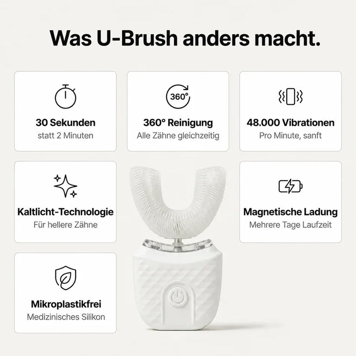 U-Shaped Electric Toothbrush Rechargeable Automatic Whole-Mouth