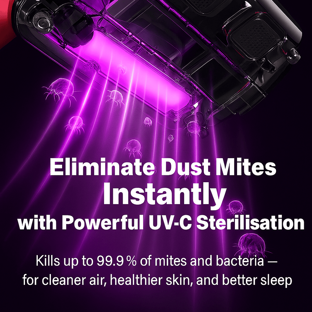 UV Handheld Vacuum Cleaner | DustKiller Family Anti-Allergy Mite Remover