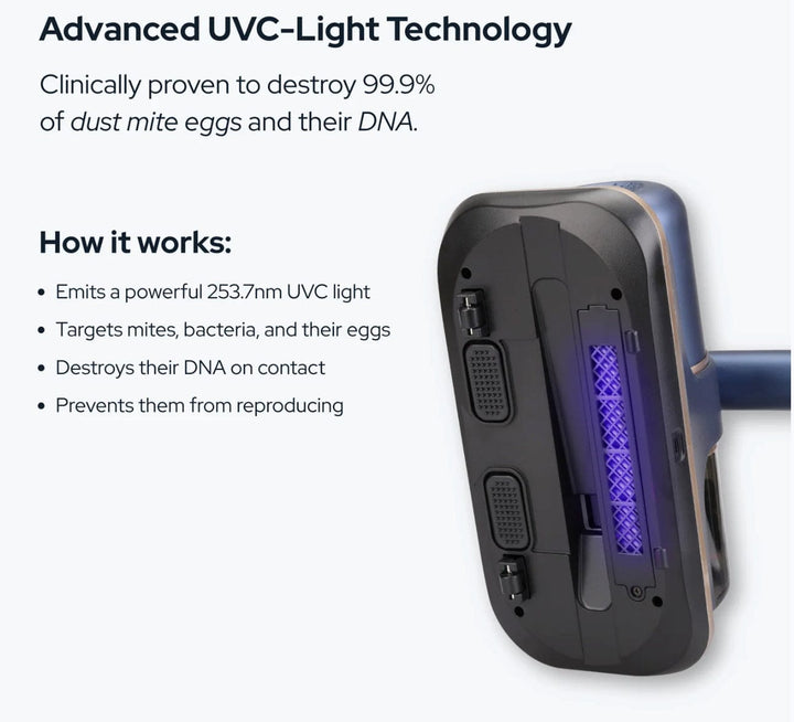 UV Handheld Vacuum Cleaner | DustKiller Family Anti-Allergy Mite Remover