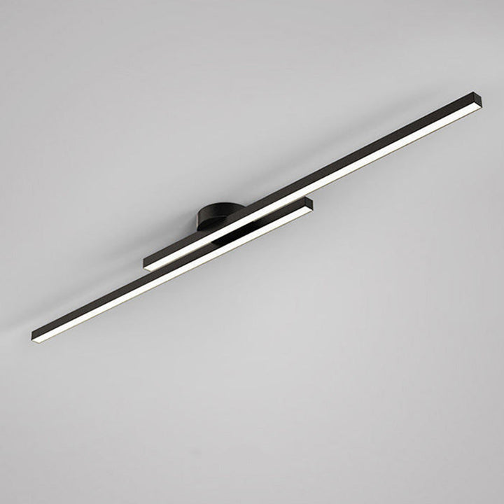 Ultra-Slim Linear LED Ceiling Light, Aluminium Ø 60-120 cm | Black, White, Gold | Dimmable, 3 Colour Temperatures