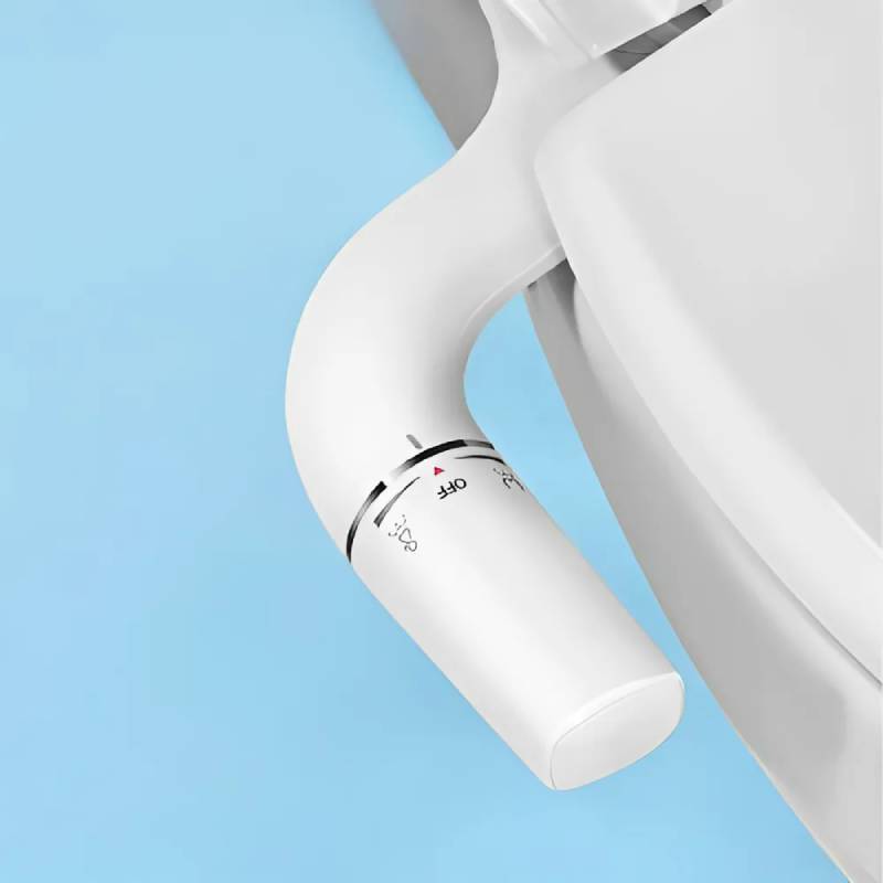 Ultra-Thin Bidet Attachment | Dual Spray Nozzles | Adjustable Pressure | Fits Standard Toilets