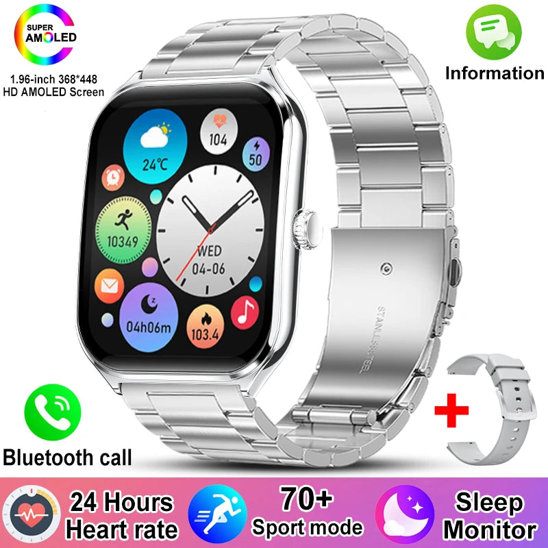 Ultra Thin Smart Watch with 1.96 HD AMOLED Display | 70+ Sports Modes for Active Lifestyle 10