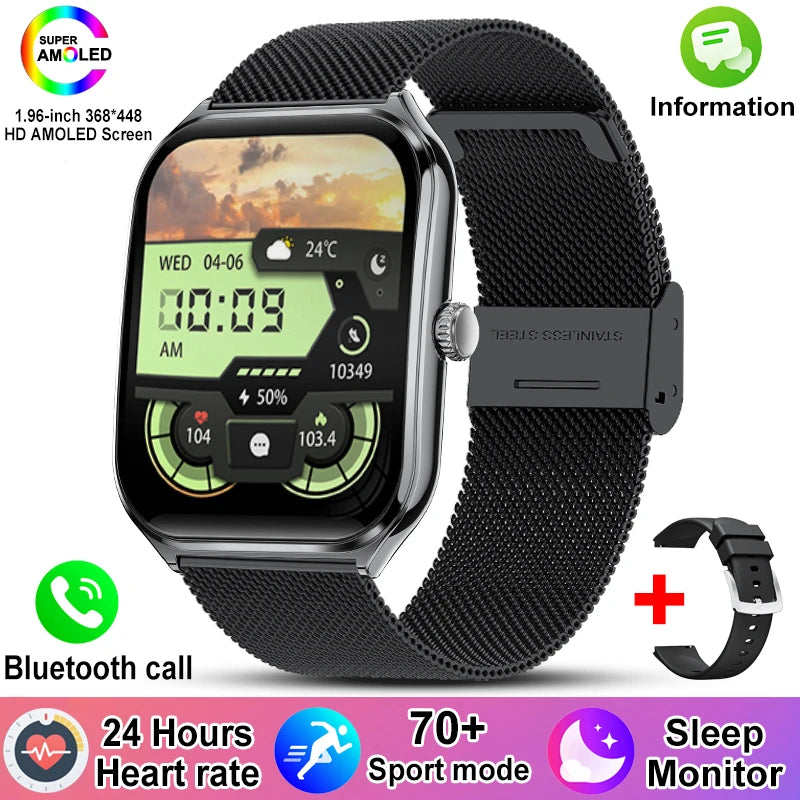 Ultra Thin Smart Watch with 1.96 HD AMOLED Display | 70+ Sports Modes for Active Lifestyle 12