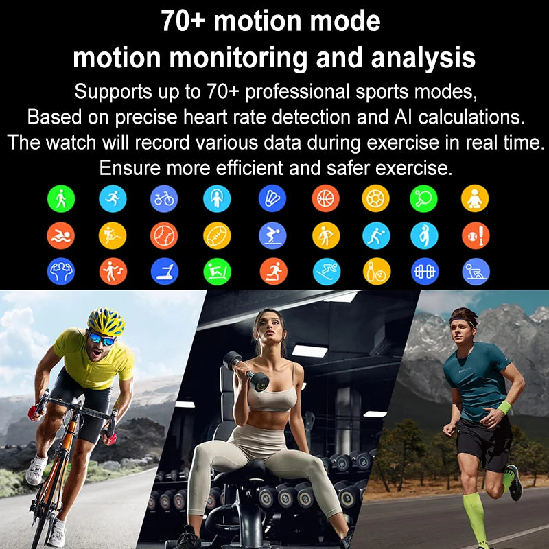 Ultra Thin Smart Watch with 1.96 HD AMOLED Display | 70+ Sports Modes for Active Lifestyle 4