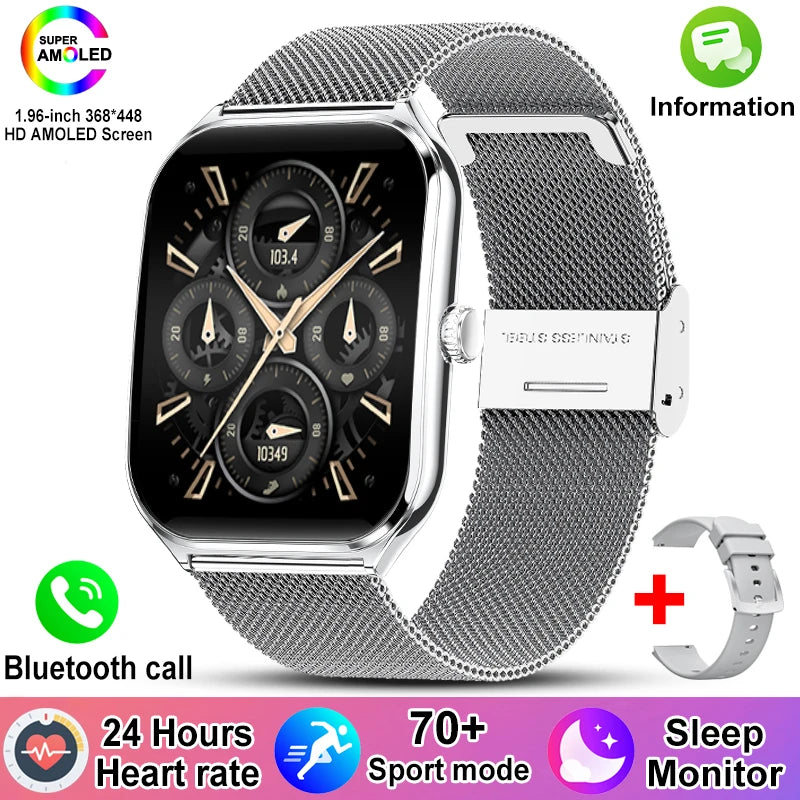 Ultra Thin Smart Watch with 1.96 HD AMOLED Display | 70+ Sports Modes for Active Lifestyle 8