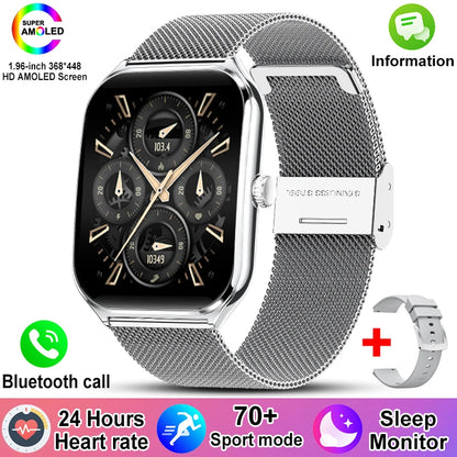 Ultra Thin Smart Watch with 1.96 HD AMOLED Display | 70+ Sports Modes for Active Lifestyle 8