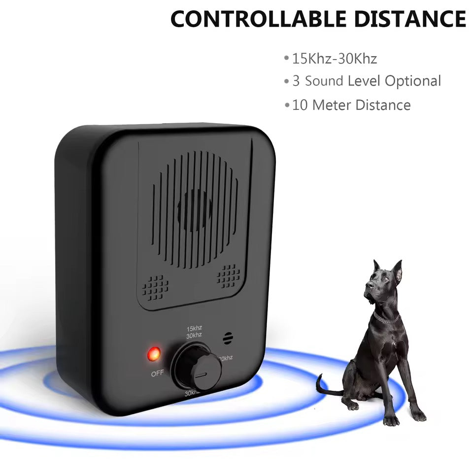 Ultrasonic Anti Bark Device | Automatic Bark Control | Outdoor &amp; Indoor | Up to 50ft Range