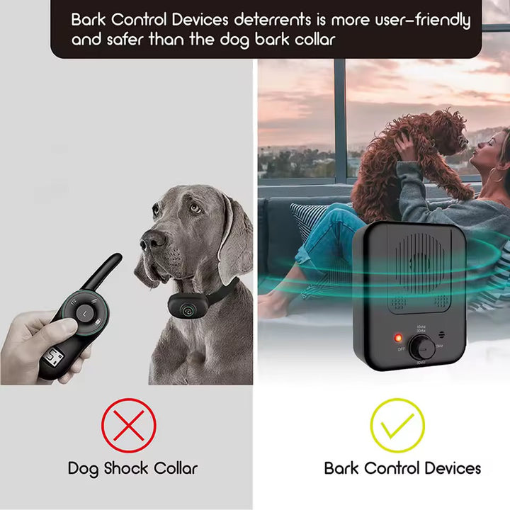 Ultrasonic Anti Bark Device | Automatic Bark Control | Outdoor &amp; Indoor | Up to 50ft Range