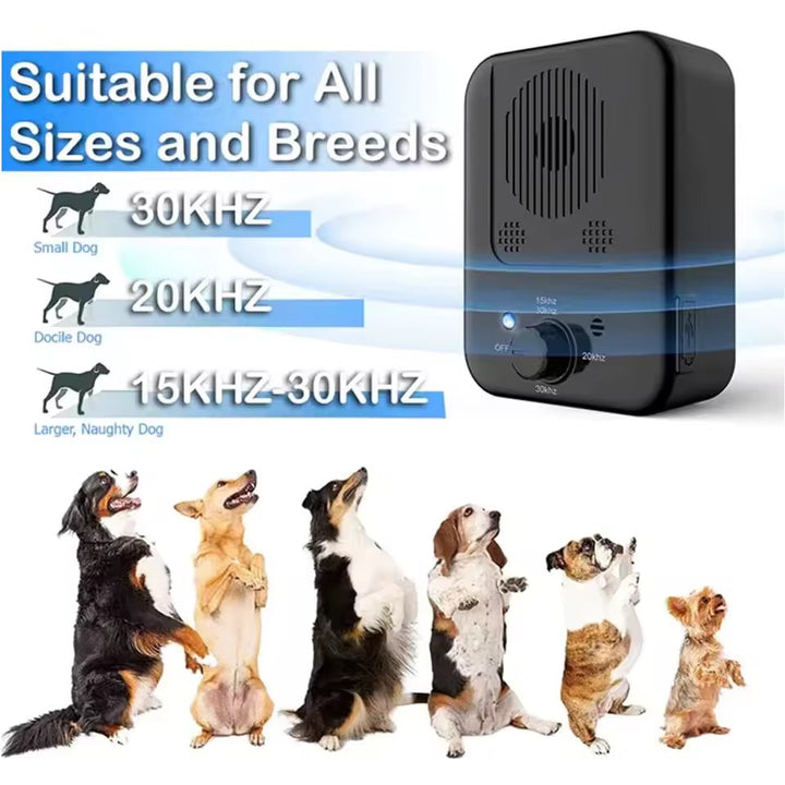 Ultrasonic Anti Bark Device | Automatic Bark Control | Outdoor &amp; Indoor | Up to 50ft Range