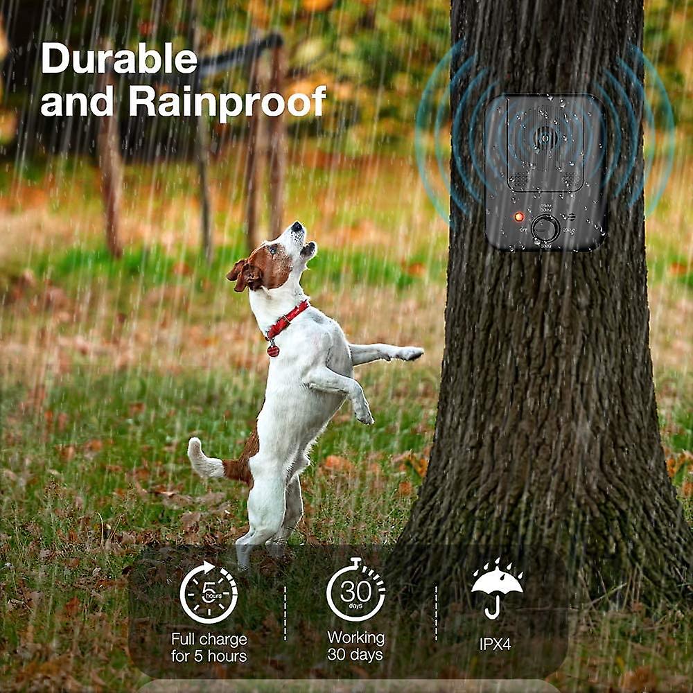 Ultrasonic Anti Bark Device | Automatic Bark Control | Outdoor &amp; Indoor | Up to 50ft Range