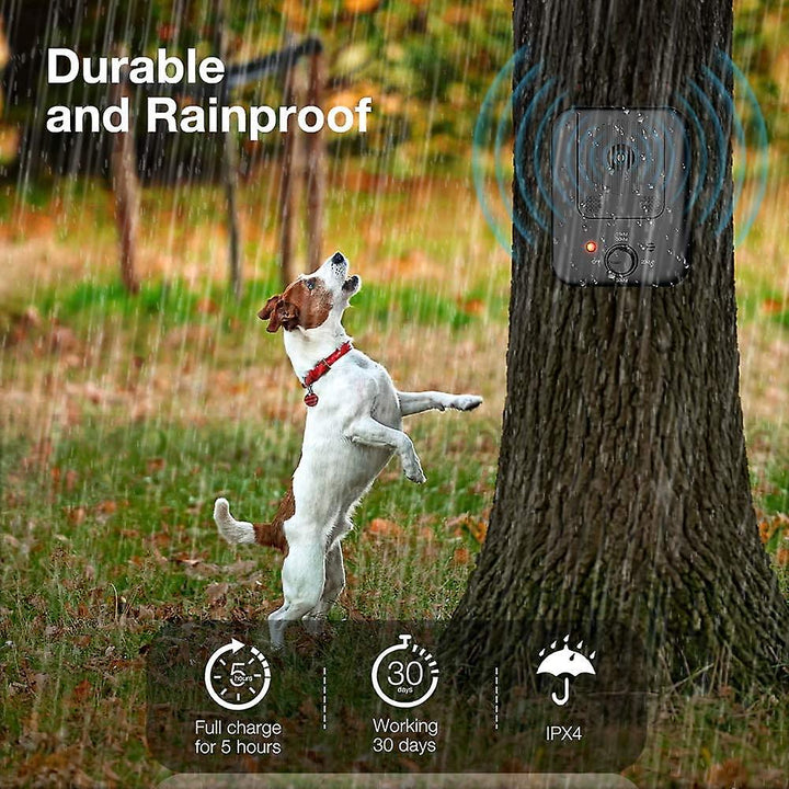 Ultrasonic Anti Bark Device | Automatic Bark Control | Outdoor &amp; Indoor | Up to 50ft Range