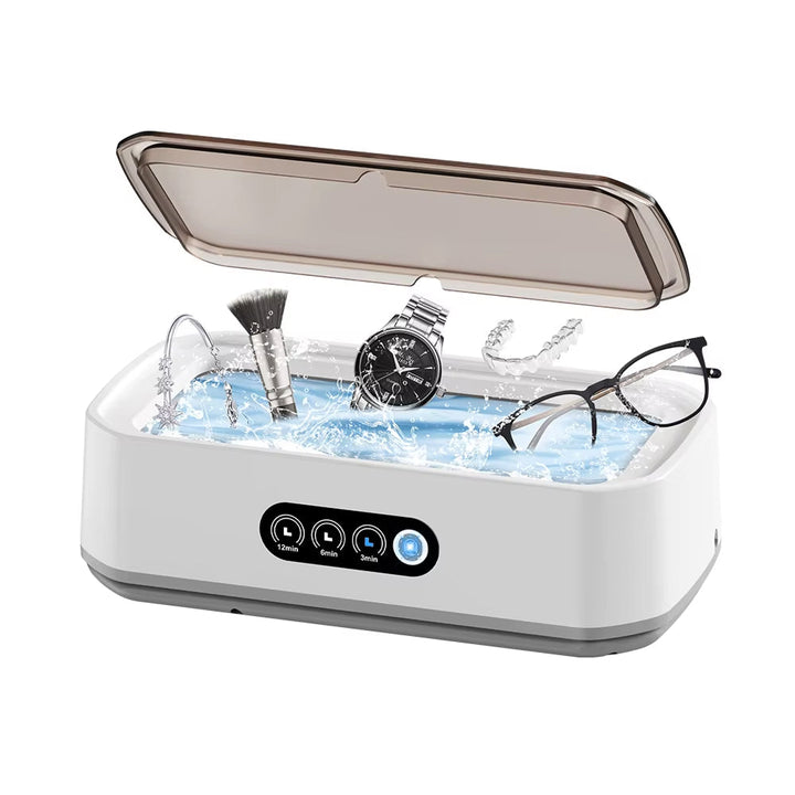 Ultrasonic Cleaner | 49KHz | 650ml Tank | 40W | Jewelry, Glasses, Watches &amp; Dentures