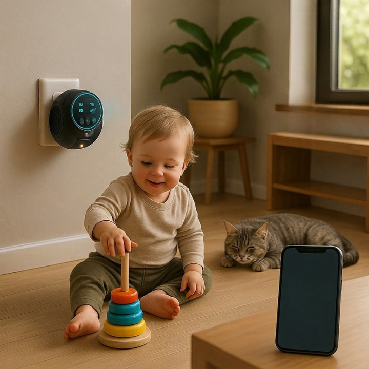 Ultrasonic Pest Repeller | 4-Speaker High-Frequency Plug-In Device