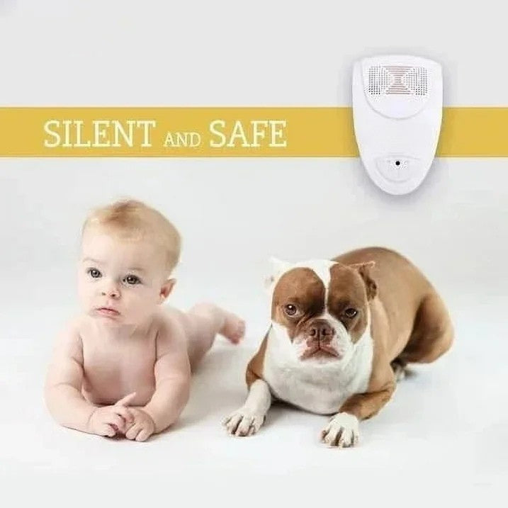 Ultrasonic Pest Repeller Device | Chemical-Free Bed Bug and Insect Deterrent | Safe for Kids and Pets, No Spray Needed