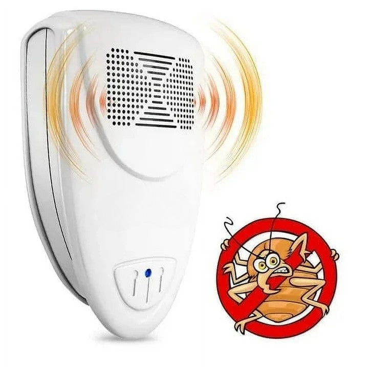 Ultrasonic Pest Repeller Device | Chemical-Free Bed Bug and Insect Deterrent | Safe for Kids and Pets, No Spray Needed