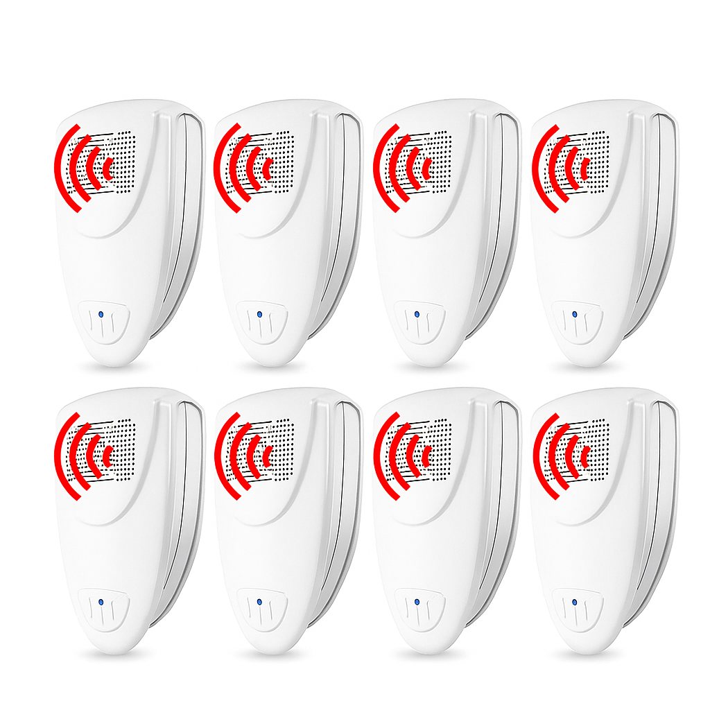 Ultrasonic Pest Repeller Device | Chemical-Free Bed Bug and Insect Deterrent | Safe for Kids and Pets, No Spray Needed
