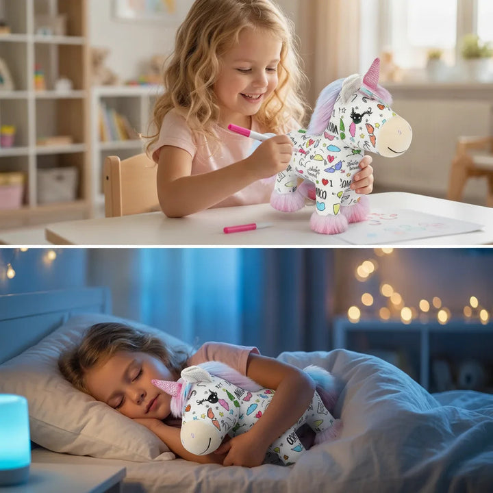 Unicorn Plush Toy for Painting | DIY Colouring Kit