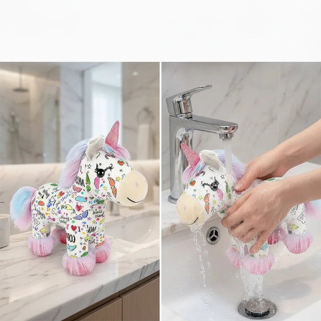 Unicorn Plush Toy for Painting | DIY Colouring Kit