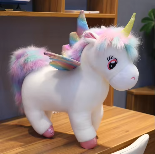 Unicorn Plush Toy | Large Soft Cuddly Stuffed Animal For Kids 0