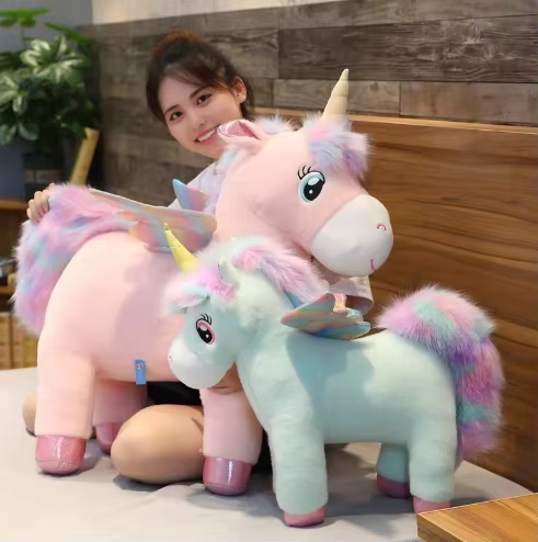 Unicorn Plush Toy | Large Soft Cuddly Stuffed Animal For Kids 3