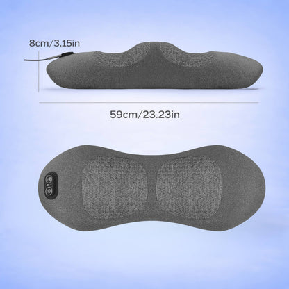 Unilva | 3-in-1 Heated Back Massager with Lumbar Support & Vibration | Relaxation Aid for Everyday Comfort 1