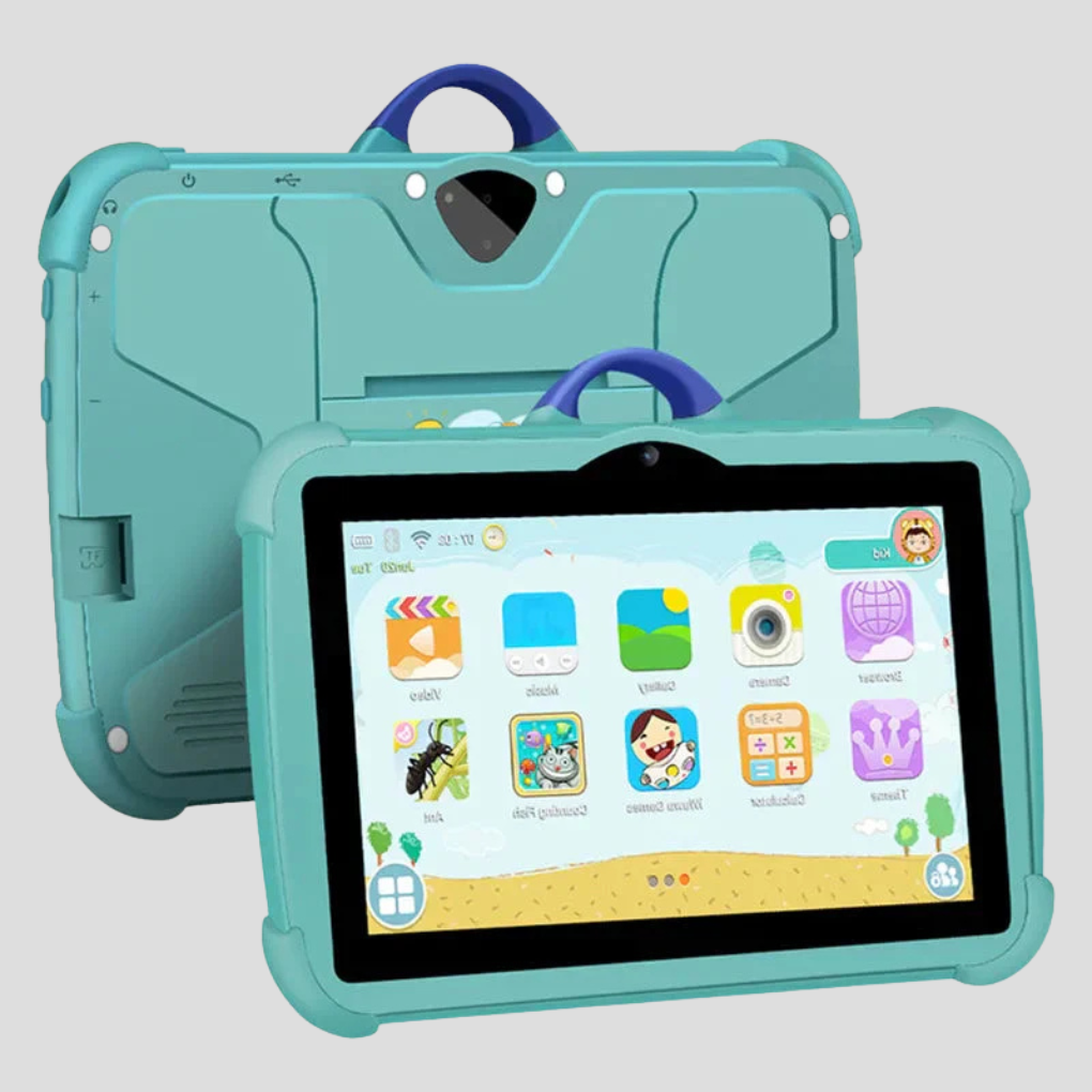 Android Tablet for Kids | Parental Controls, Dual Band Wi-Fi, IPS Display | Protective Case &amp; Rechargeable Battery Included 1