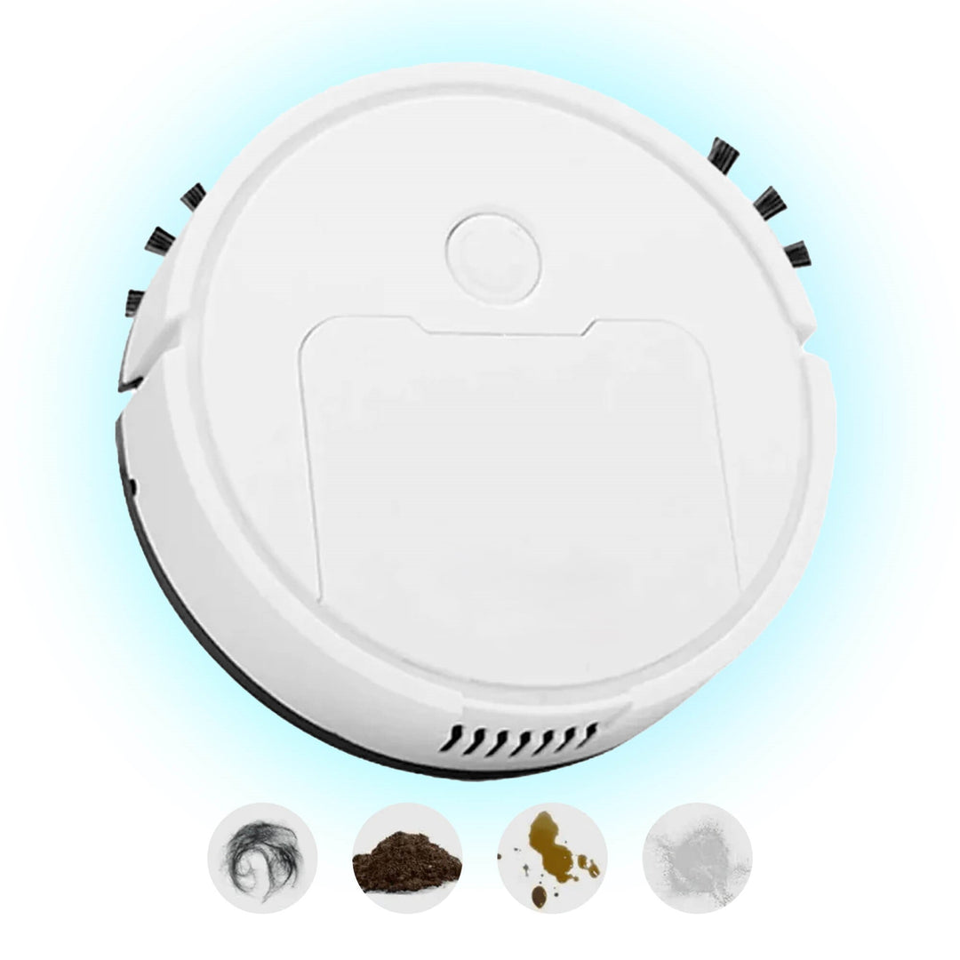 Robot Vacuum and Mop Cleaner | 3-in-1 Sweep, Vacuum, Mop | Sensor Navigation, Multi-Surface Cleaning, USB Rechargeable 2