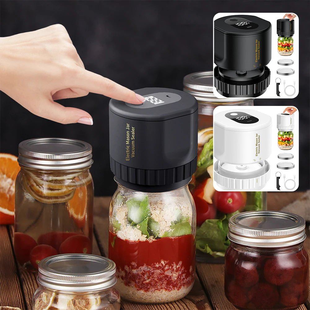 Vacuum Sealer Machine | Cordless Electric Mason Jar Food Sealer