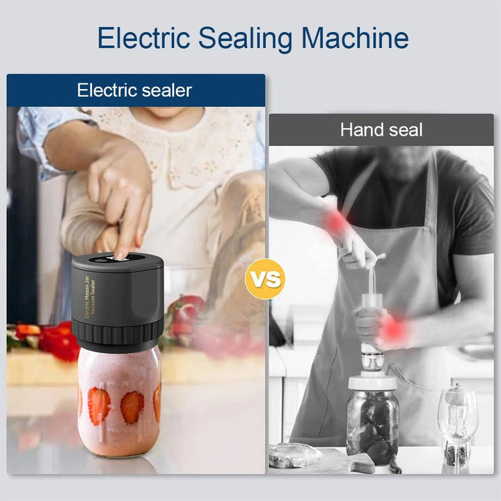 Vacuum Sealer Machine | Cordless Electric Mason Jar Food Sealer