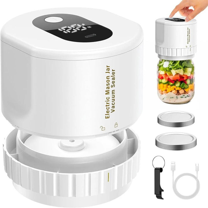 Vacuum Sealer Machine | Cordless Electric Mason Jar Food Sealer