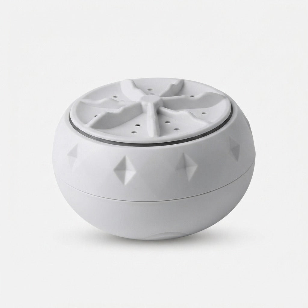 Vegetable Washer with Vortex Water Technology | USB-Powered 5V/2A | Waterproof Compact 10 x 7 cm, Fits Any Kitchen Drawer