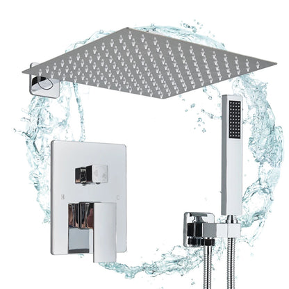 Versatile Shower System | Chrome Brass Shower Kit with Adjustable Heads | Customizable Experience for Any Bathroom 1