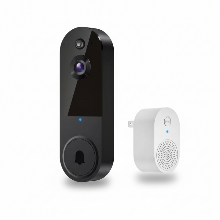 Video Doorbell Camera | HD Night Vision | Person Detection | Two-Way Audio | WiFi | Indoor Receiver