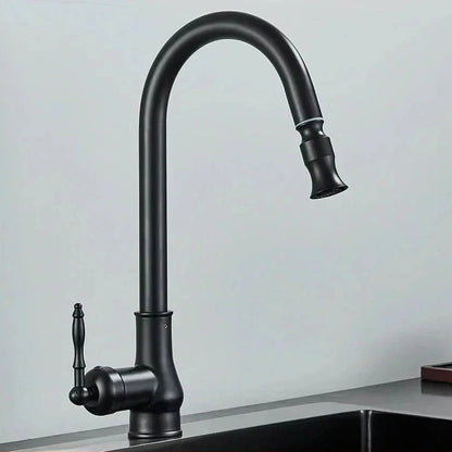 Vintage Elegance | Brass Kitchen Tap with Swivel Spout & Mixer | Classic Design for Modern Kitchens 5