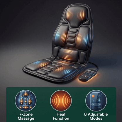VitaComfort | Vehicle Seat Massager with Soothing Heat & Multiple Modes | Ultimate Relaxation for Home and Office 3