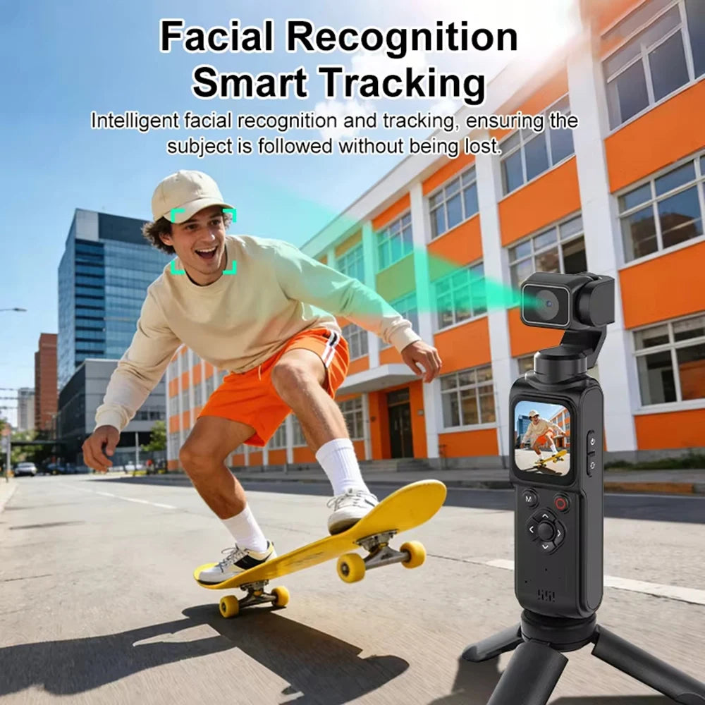 VlogPro | 4K Pocket Action Camera with 330° Auto Rotation | Compact Design for On-the-Go Filmmaking 2