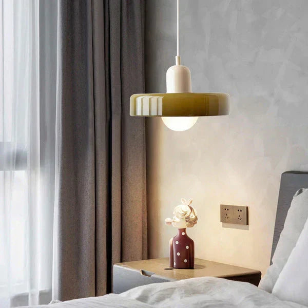 Marble Ceiling Pendant Light | 25x18 cm or 35x22 cm, Scandinavian Design | Warm Ambient Glow, Multiple Colours 34