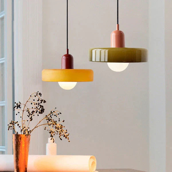Marble Ceiling Pendant Light | 25x18 cm or 35x22 cm, Scandinavian Design | Warm Ambient Glow, Multiple Colours 18