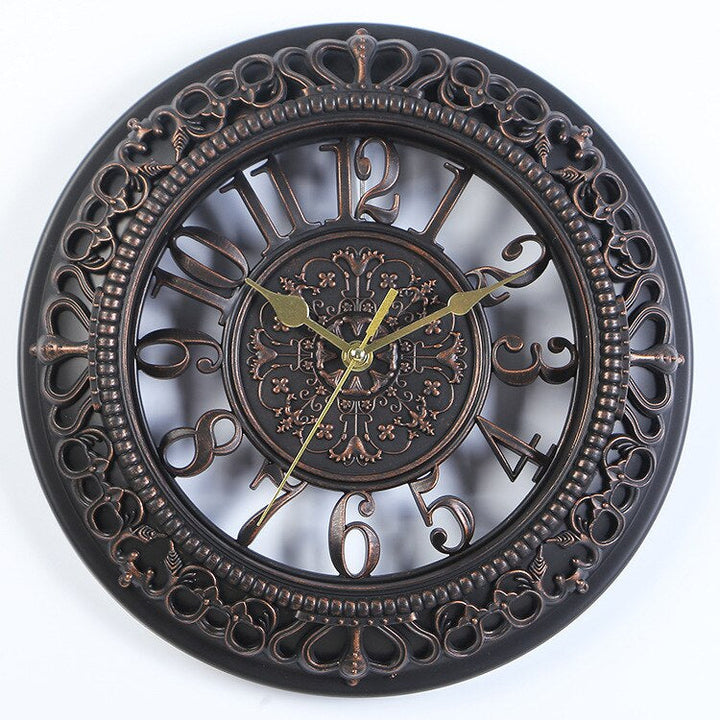 Wall Clock | Classic Vintage-Inspired Design for Living Room, Bedroom or Office | Reliable Long-Lasting Timekeeping