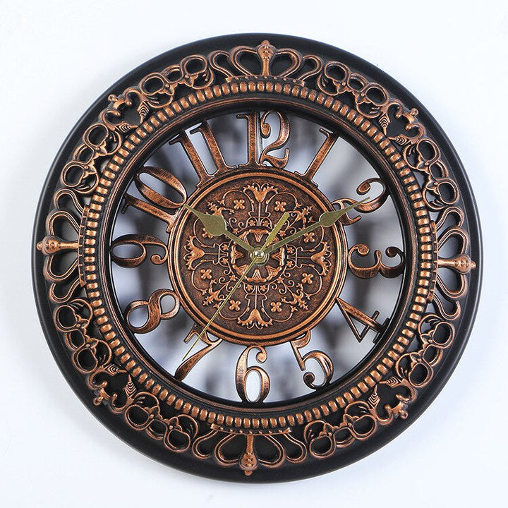 Wall Clock | Classic Vintage-Inspired Design for Living Room, Bedroom or Office | Reliable Long-Lasting Timekeeping