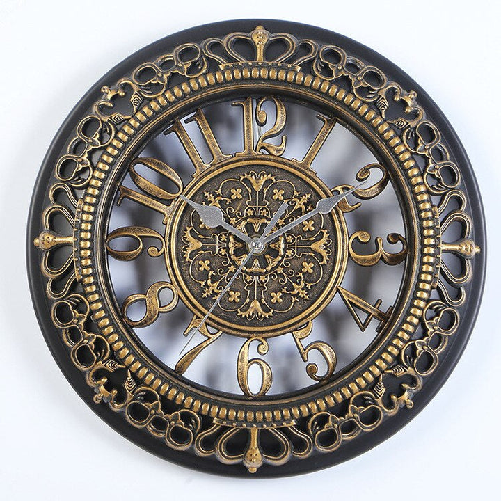 Wall Clock | Classic Vintage-Inspired Design for Living Room, Bedroom or Office | Reliable Long-Lasting Timekeeping