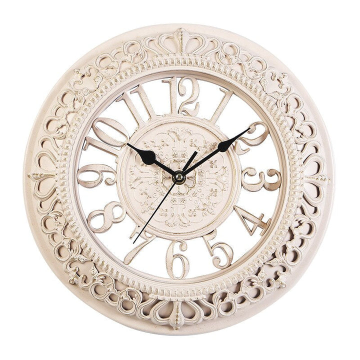 Wall Clock | Classic Vintage-Inspired Design for Living Room, Bedroom or Office | Reliable Long-Lasting Timekeeping