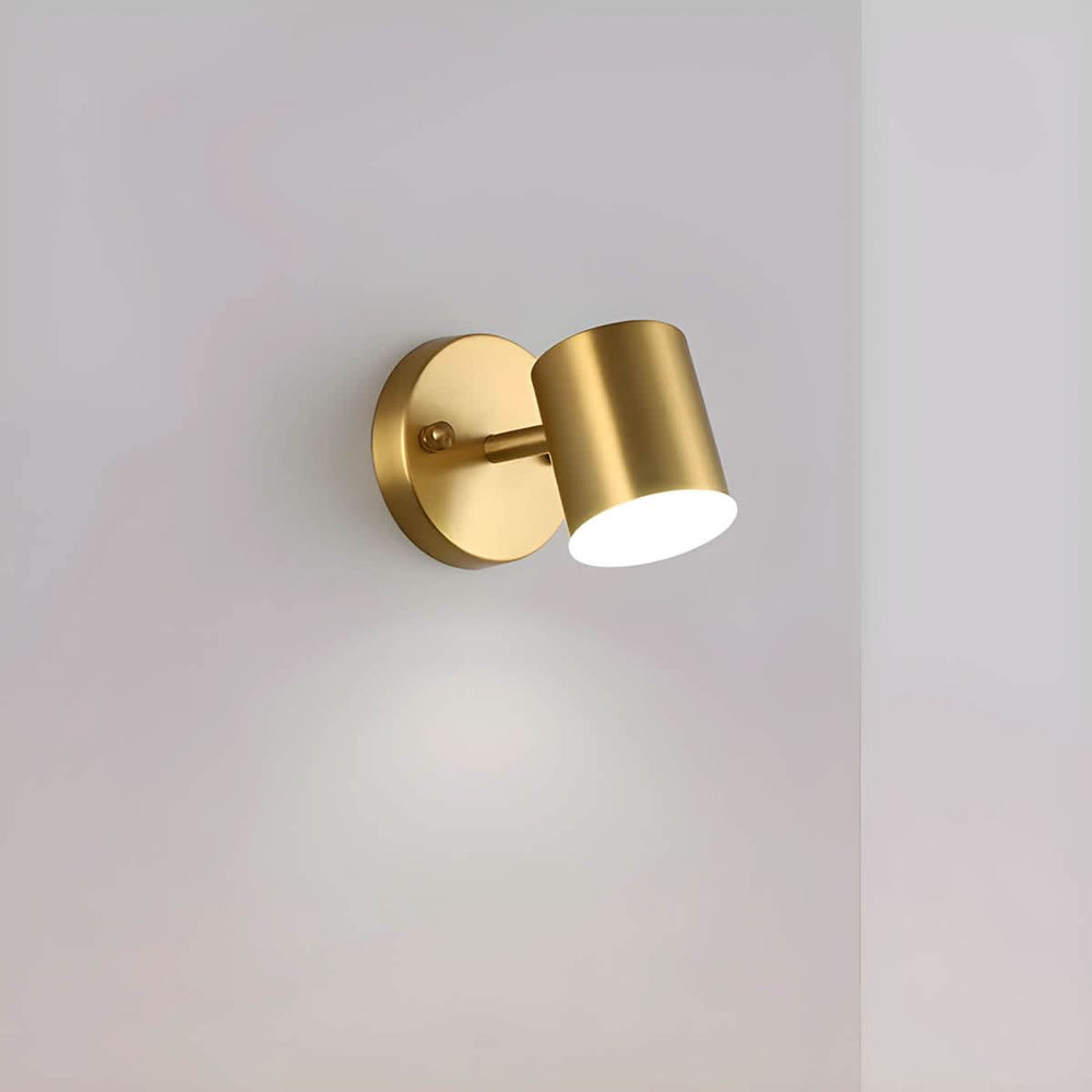 Wall Lamp Set of 2 | Gold or Black Shade, Warm or Cold White LED | Scandinavian Design, 8W Wall-Mounted Accent Light