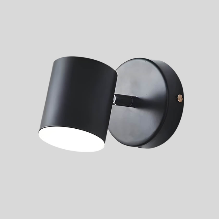 Wall Lamp Set of 2 | Gold or Black Shade, Warm or Cold White LED | Scandinavian Design, 8W Wall-Mounted Accent Light