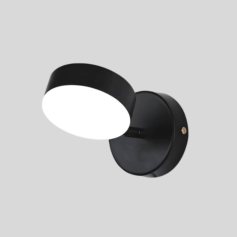 Wall Lamp Set of 2 | Gold or Black Shade, Warm or Cold White LED | Scandinavian Design, 8W Wall-Mounted Accent Light