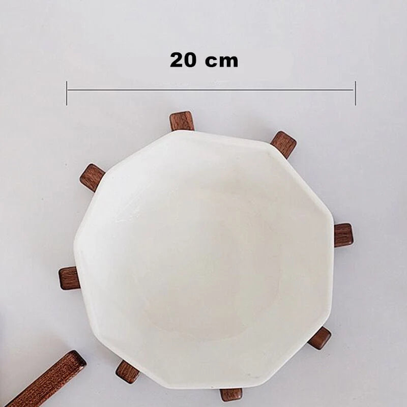 Walnut Tree Mat | Folding Trivet, Stands As A Tree