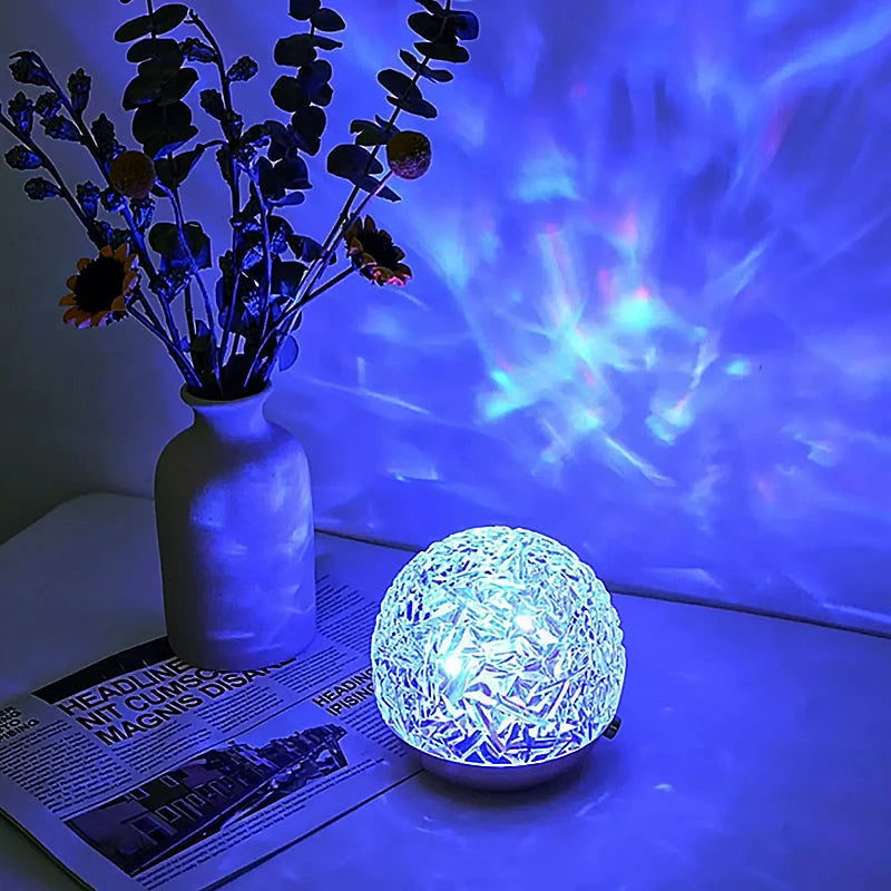 Water Ripple Projector Lamp with Remote Control 0